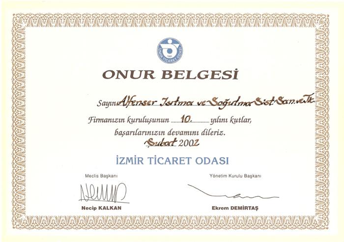 Onur Belgesi