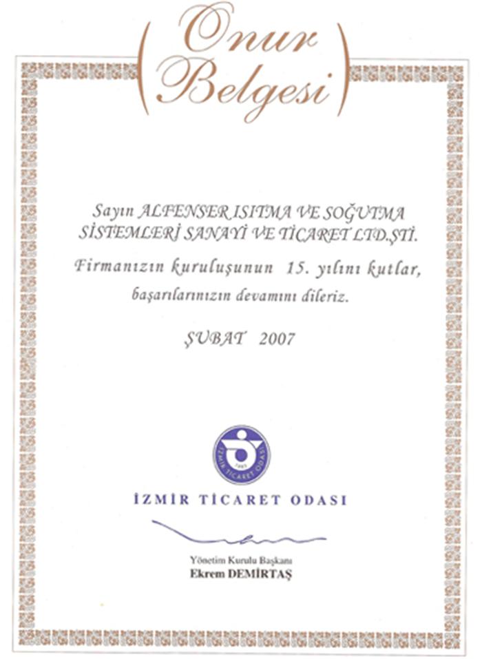 Onur Belgesi 2